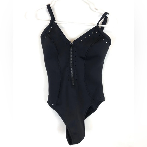 Magicsuit, Women’s Sutton V-Neck One Piece Swimsuit, Black, Size 8 - Picture 1 of 3